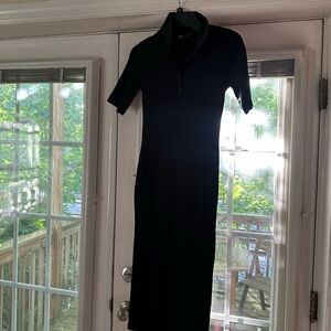 Zara Black Polo Dress